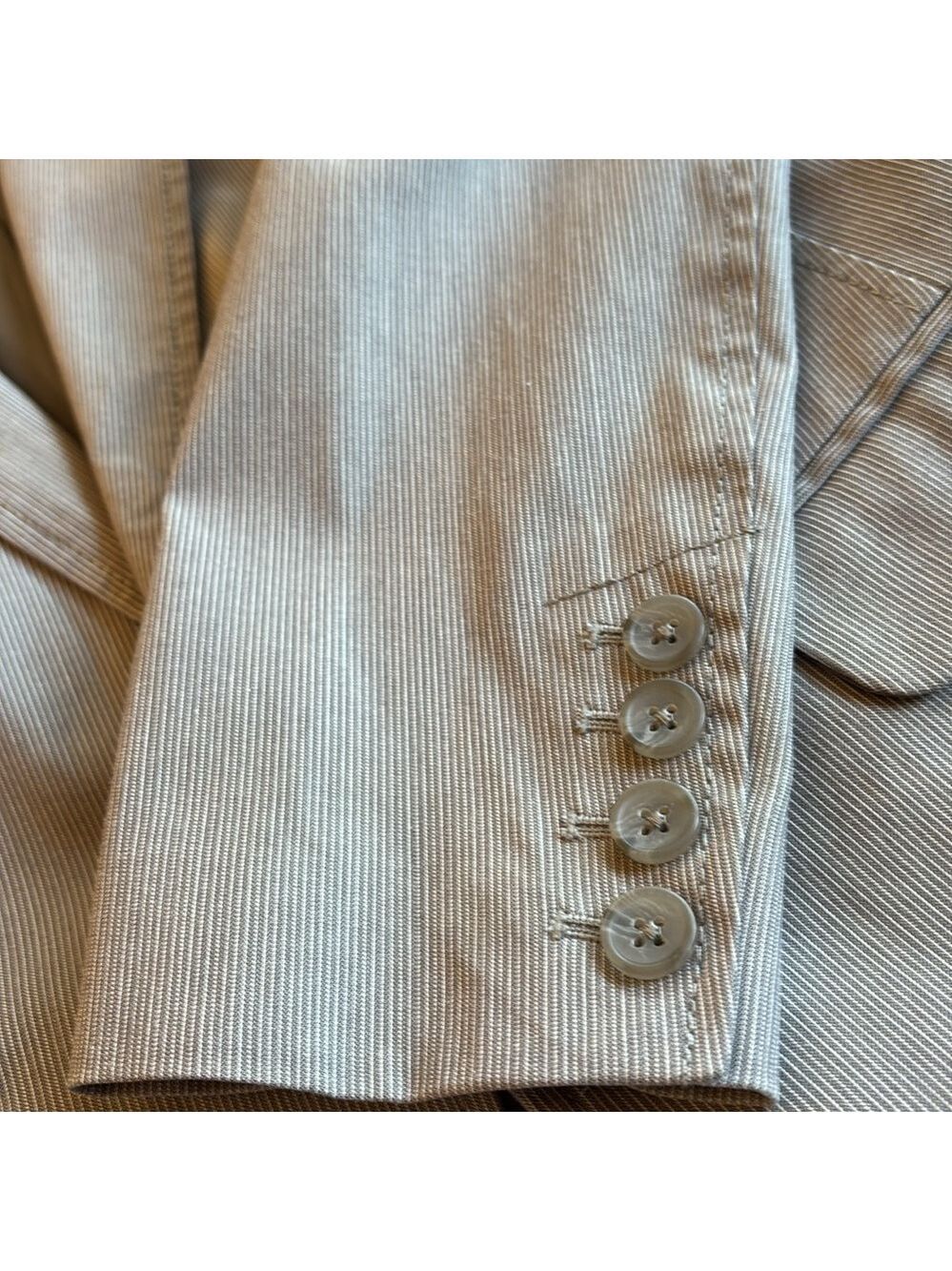 Banana Republic Grey One Button Blazer Size 4 - Picture 7 of 8